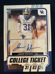 2021 Panini Contenders  - College Ticket Autographs Jamar Watson #177 (AU, RC) - Picture 1 of 1