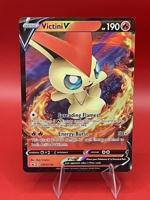 Victini V SWSH104 SWSH: Sword & Shield Promo Cards Holo - Image 1 of 2