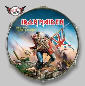 Iron Maiden The Trooper Drum Head Hanging Wall Decoration 24 Inches  - Picture 1 of 3