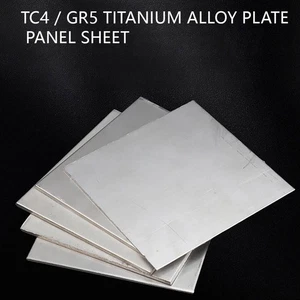 Titanium Alloy Plate Panel Sheet Durable Metal 0.5mm - 30mm Thickness TC4 / GR5 - Picture 1 of 9