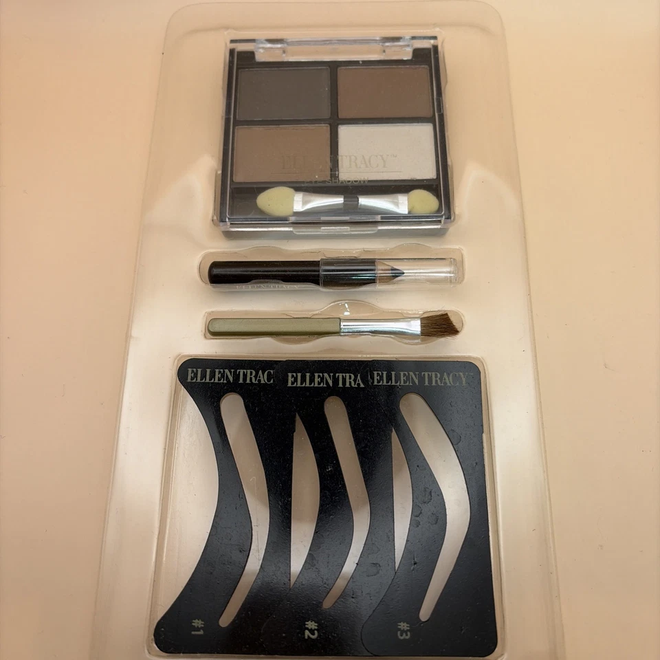 Ellen Tracy Arquitecto de Cejas Paleta Lápiz Pincel Plantilla Kit Nuevo Foto 1 de 4