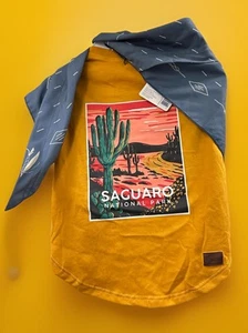 Top Paw Saguaro Graphic Tee + Bandana Set T-shirt Dog Clothes Size Medium Nwt M - Picture 1 of 2