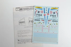 Microscale 1/72 USAF Lockheed F-104G TF-104G Decal - 72-180 - Picture 1 of 2