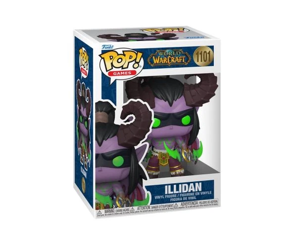 Figura Funko Pop World of Warcraft: Illidan con Protector EN MANO Foto 1 de 1