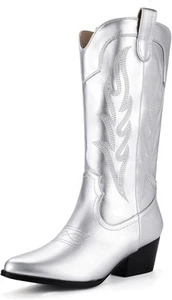 IDIFU IN2 Cowboy Boots for Women Mid Calf Cowgirl Embroidered Western...  - Picture 1 of 48