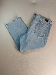 LL Bean Mens Jeans 44X29 Blue Classic Fit Straight Stonewash Measure 42X27 VTG - Picture 1 of 11