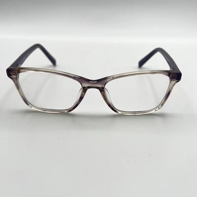 Nine West Eyeglasses NW5187 Womens 51mm Purple Clear Rectangular Frame Stylish - Image 1 of 4