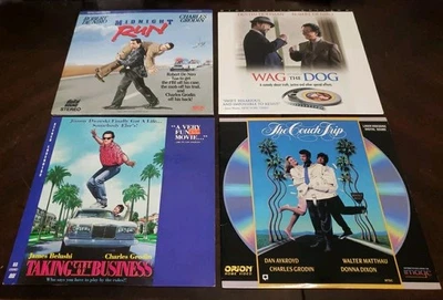 Lot Of 4 Comedy Laserdisc Midnight Run Wag The Dog Couch Trip Taking Care Of W14 - Image 1 of 4