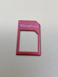 Adaptateur carte SIM Micro Sim 4 métal taille plus support - Photo 1 sur 3