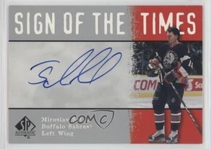 2000-01 SP Authentic Sign of the Times Miroslav Satan #MS Auto - Picture 1 of 3