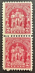 US 1929 Sc# 680 Pair MNH OG Battle of Fallen Timbers General Anthony Wayne - Picture 1 of 2