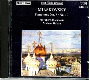Miaskovsky : Symphony No 7 and No 10 - Slovak Philharmonic Michael Halasz - Picture 1 of 2