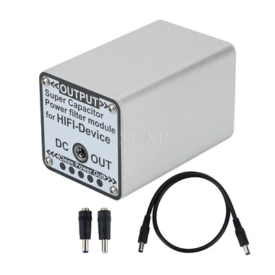 12V 3F Super Capacitor Power Filter Module for Hifi Line Filter EMI Filter DC2.1 - Image 1 of 4