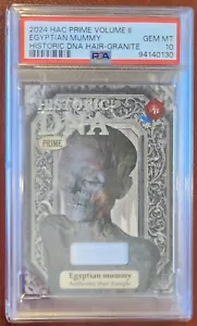 2024 Historic Autographs PRIME DNA Hair card Egyptian MUMMY Gem Mint PSA 10 RARE - Bild 1 von 2