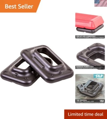 Elevadores aeróbicos originales - tamaño circuito, negros Foto 1 de 4