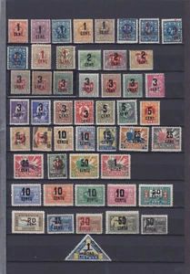 LITUANIA 1922, Mi 138-186, COMPL. JUEGO DE 49 INCL. RARO 151-153 (FIRMADO), MLH - Imagen 1 de 3