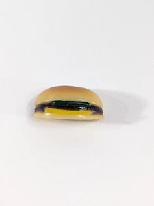 ¡Imán de goma para refrigerador de hamburguesa con queso vintage! - Imagen 1 de 4