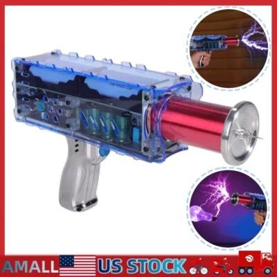 Portable Trigger Mode Tesla Coil Handheld Tesla Coil Artificial Lightning DIY US - Image 1 of 4