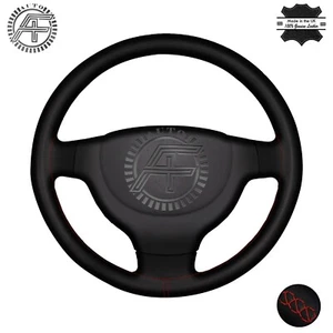 Per Hyundai I10 07-10 Lusso Copertura Del Volante IN Pelle Custom Nuovo Made UK - Foto 1 di 29