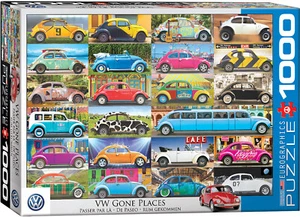 VW Gone Places Jigsaw Puzzle 1000 Pieces by Eurographics - Picture 1 of 2