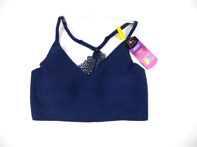 SO Womens Lace Racerback Pullover Bra M NEW Navy - Image 1 of 4