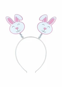 Easter Bunny Headband Bopper - Costume Accessory Fancy Dress Up Rabbit Egg Prize - Picture 1 of 1