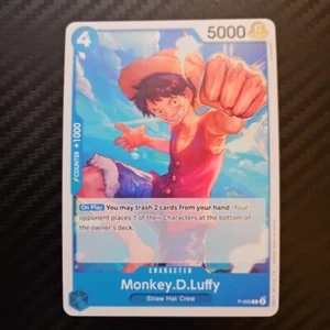 Monkey D Luffy P-055 PRB01 Juego de cartas coleccionables de una pieza sin lámina - Imagen 1 de 1