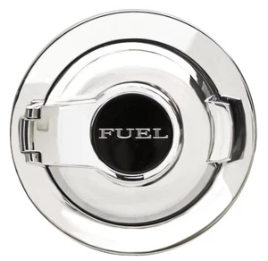 New Chrome Vapor Edition Fuel Gas Door For 2008-2019 Dodge Challenger 68250120AA - Picture 1 of 5