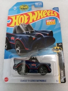 Hot Wheels 2022 Classic Batman TV Series Batmobile - Picture 1 of 9