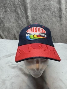Vintage NASCAR Chase Dupont Motorsports Jeff Gordon #24 Flames Hat Cap Nu-Fit - Picture 1 of 13