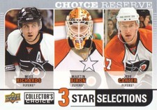 2008-09 Collector's Choice Hockey Reserve Silver #272 Richards/Biron/Carter