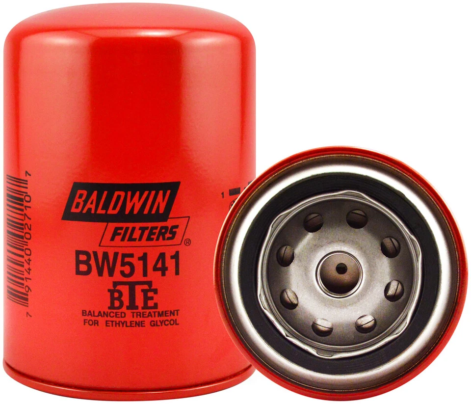 Filtro de sistema de refrigeração Baldwin Filters BW5141 compatível com 1996 Volvo WG 12.1L--6 - Imagem 1 de 1