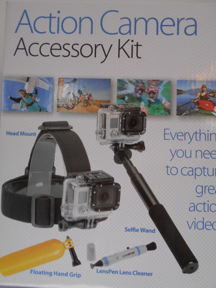 Sunpak Action-4bb-2 4-piece Action Camera Accessory Kit