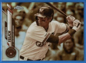 2020 Topps Chrome Sepia Refractor #138 Christian Yelich Milwaukee Brewers - Bild 1 von 2