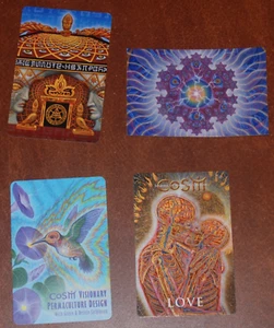 Alex Grey Handbill Mini Print Set Psychedelic Art Poster 4 x 6" Card Stock - Picture 1 of 4