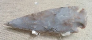 1 cabeza de lanza piedra reproducción 4 3/4 " pulgadas punta réplica punta de lanza cy#61 - Imagen 1 de 1