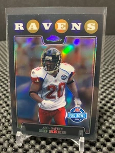 Ed Reed - 2008 Topps Chrome Black Refractor #TC150 - Baltimore Ravens - Picture 1 of 2