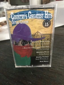 COUNTRY’S GREATEST HIT OUTLAW COUNTRY Cassette Tape FACTORY NEW SEALED VOLUME 15 - Picture 1 of 4