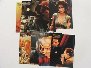 Skybox Star Trek DS9 Deep Space 9 Profiles Insert Set Quarks Bar Set of 9 Cards - Picture 1 of 1