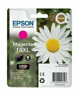 Cartucho de inyección de tinta genuino Epson 18XL - Margarita - *Elige tu color* Foto 1 de 4