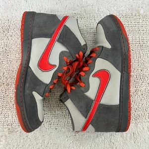 NIKE Dunk high 6.o prm para hombres 11 gris niebla max naranja hi skateboarding ropa de calle - Imagen 1 de 22
