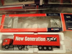 Corgi 1:50 CC12701 ERF ECS Curtainside ERF The New Generation Undisplayed - Picture 1 of 12