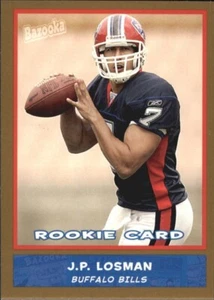 Billetes de búfalo Bazooka Gold J.P. Losman RC #190 2004/onda verde tulano 🏈 - Imagen 1 de 2
