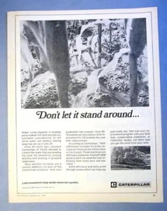 Original 1972 Caterpillar Tractor Ad Leonard Carmichael of Illinois - Picture 1 of 1