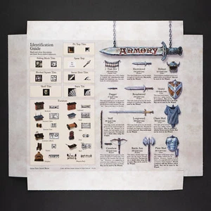 Information Guide / Armory, Original 1980s HeroQuest Replacement Part 003 - Picture 1 of 6