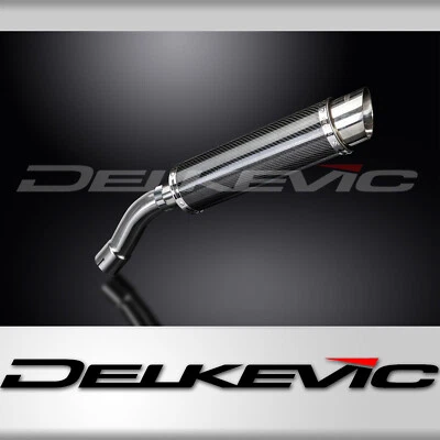 BMW F800GT 2013-2017 Delkevic Slip On 14" Kit de silenciador de escape de carbono redondo Foto 1 de 4