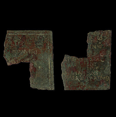 Roman Military Diploma Bronze Legionary Auxiliary Soldier Pannonia Published • 2,500€