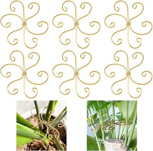 6pcs Plant Stem Support Iron Monstera Plant Support Plant Stem Holder Support - Picture 1 of 7
