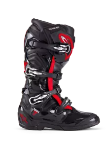 Botas Alpinestars Tech 7 negras/rojas FLUO talla 12 - Imagen 1 de 7