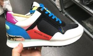 MIchael kors Wilma Trainers tech Canvas Multi coloured SIZE US 7 UK 4